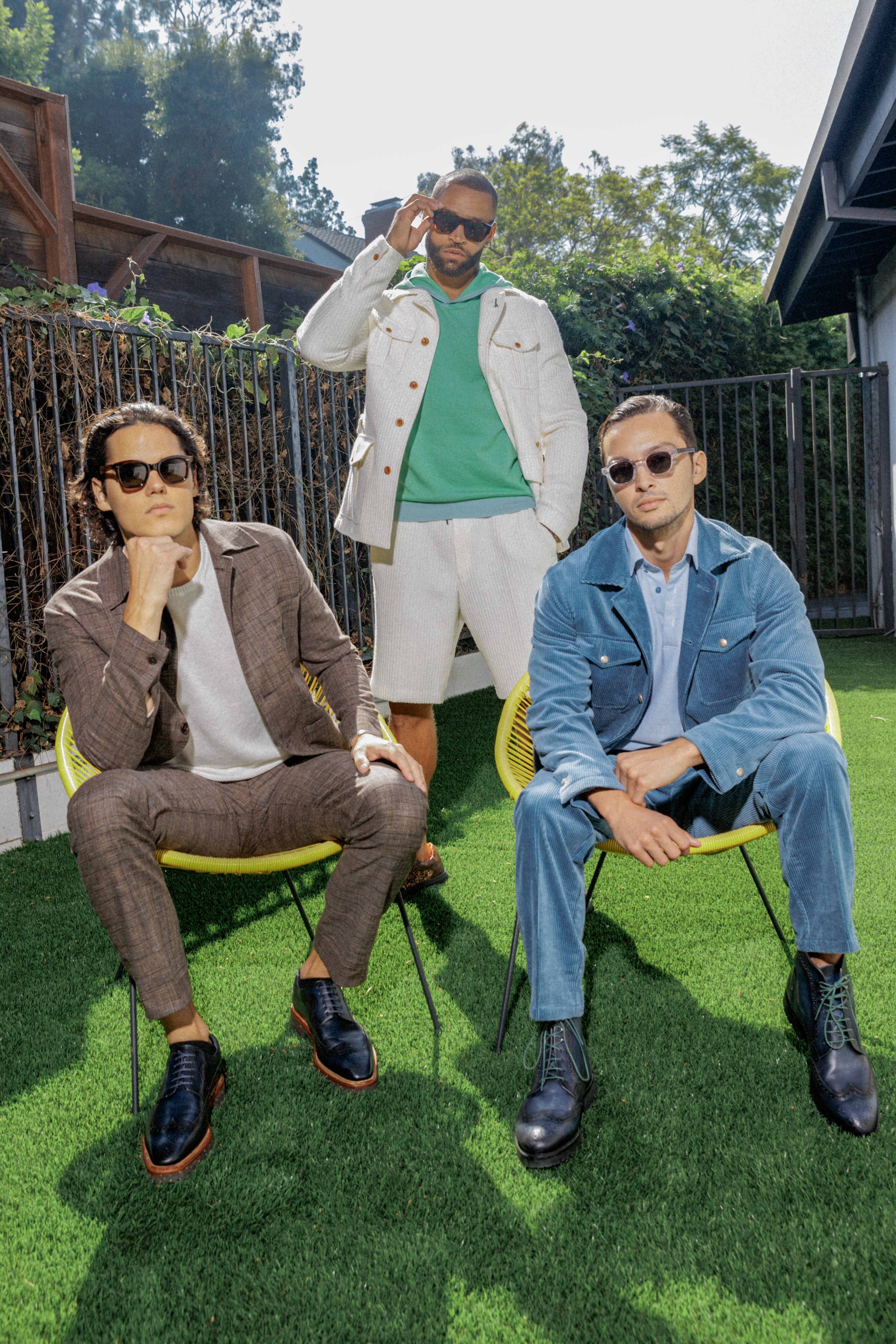 Contemporary casual suiting for urban style - Klein Epstein Parker Custom Shoes and Custom Suits