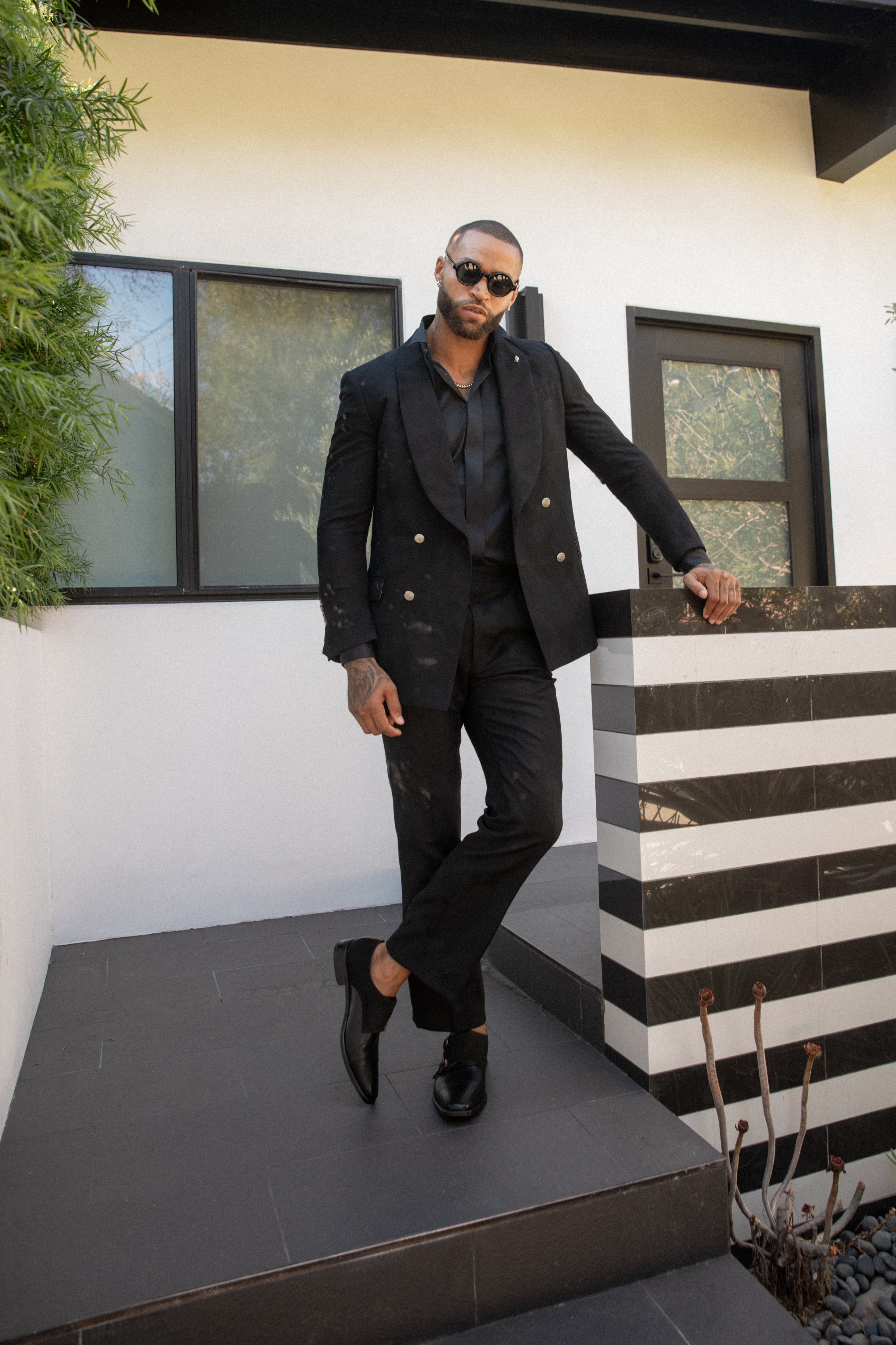 Black Suit and Shoes - Klein Epstein Parker Custom Shoes and Custom Suits
