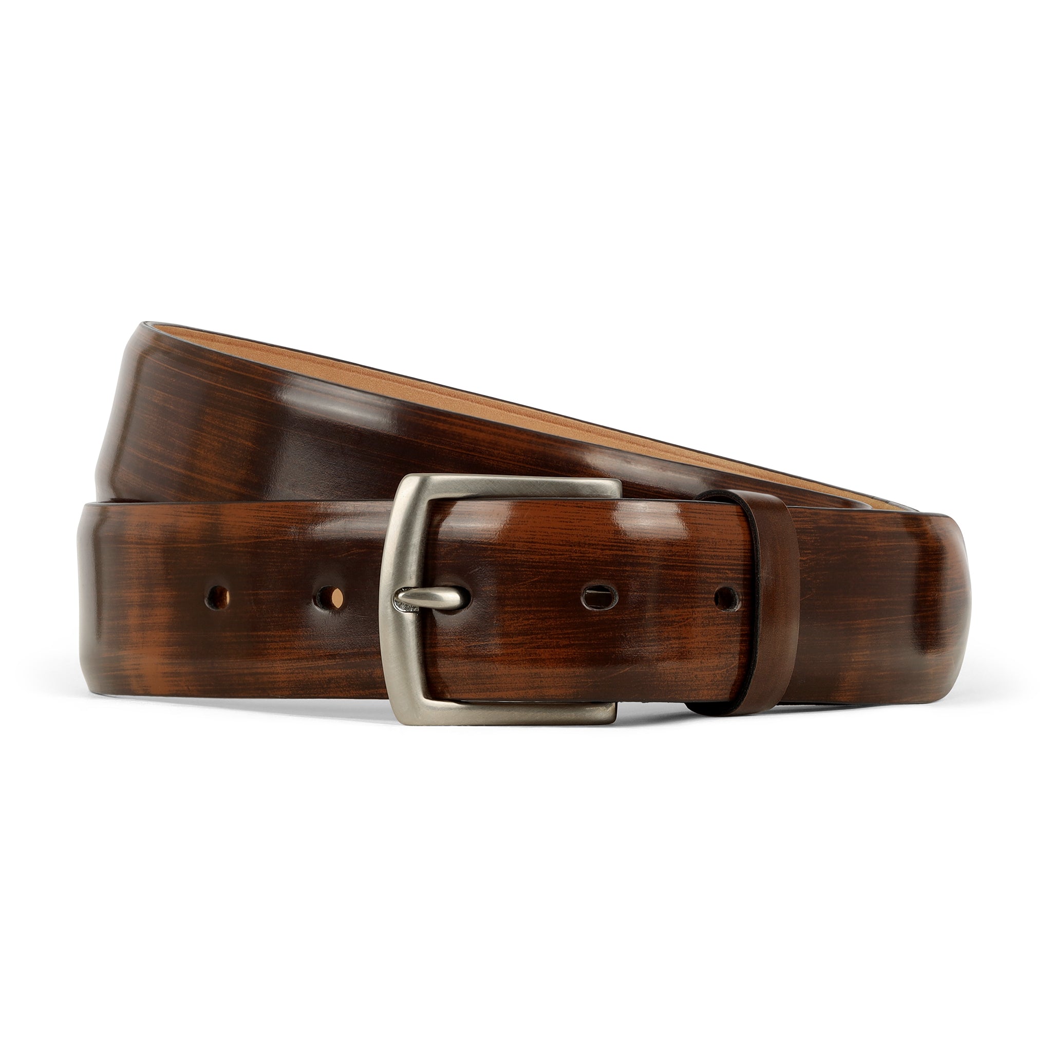 Luxury Medium Brown Belt 218 Klein Epstein Parker Custom Suit and shoes