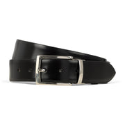 Load image into Gallery viewer, Double Face Luxury Black/Dark Brown Leather Belt
