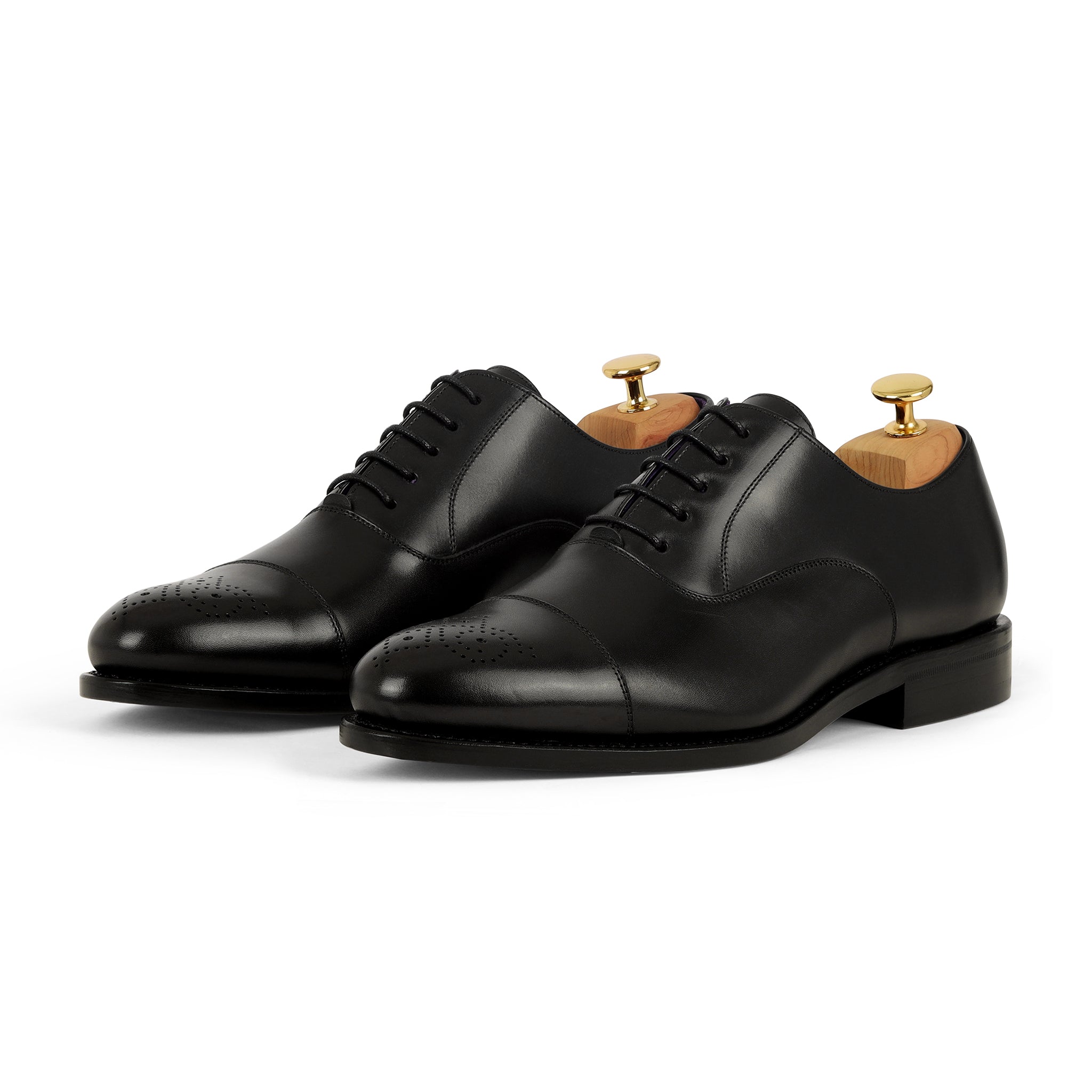 Noir Classic Oxford 390 Klein Epstein Parker Custom Suit and shoes