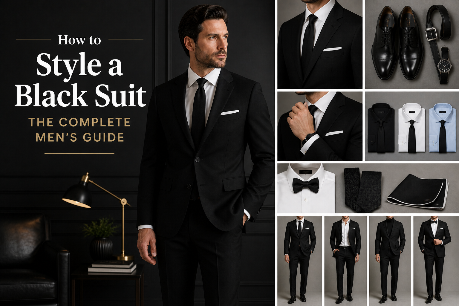 How to Style a Black Suit | Klein Epstein Parker