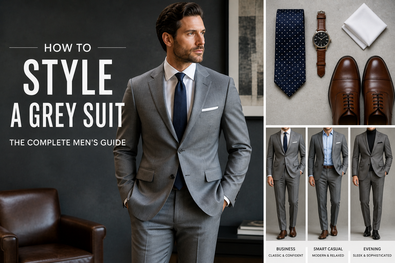 How to Style a Grey Suit | Klein Epstein Parker