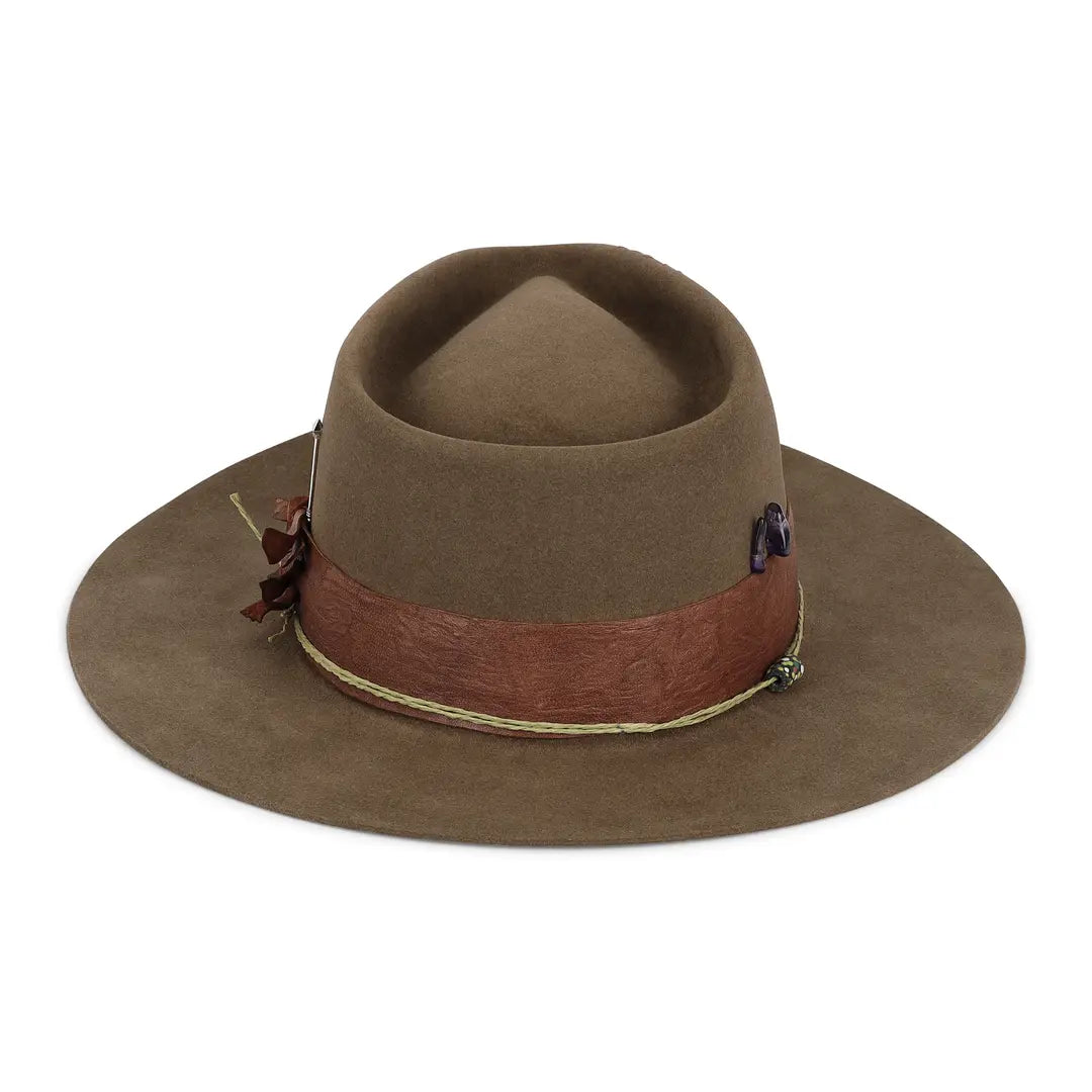 Meshika Brown Beaver Fedora