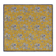 Load image into Gallery viewer, Double Sided Yellow Paisley and Blue Plaid
