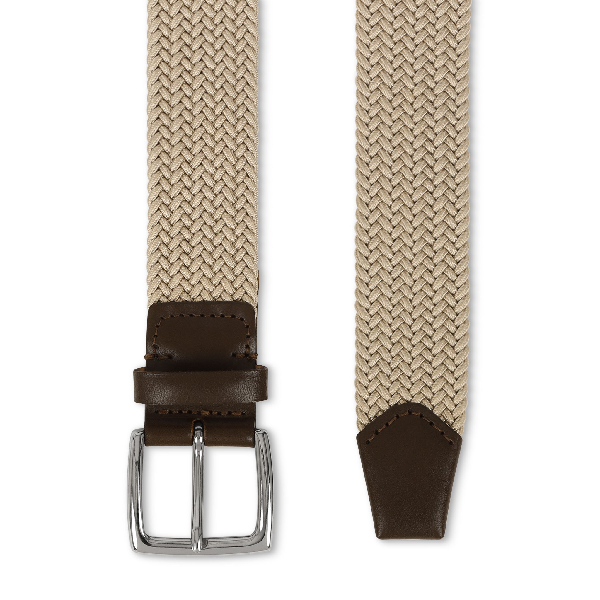 Sand Fabric Braided Belt